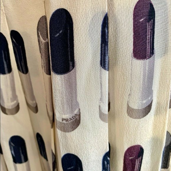 ICONIC VINTAGE PRADA LIPSTICK RUNWAY SKIRT RARE COLLECTIBLE 40 / 4 - Picture 7 of 13